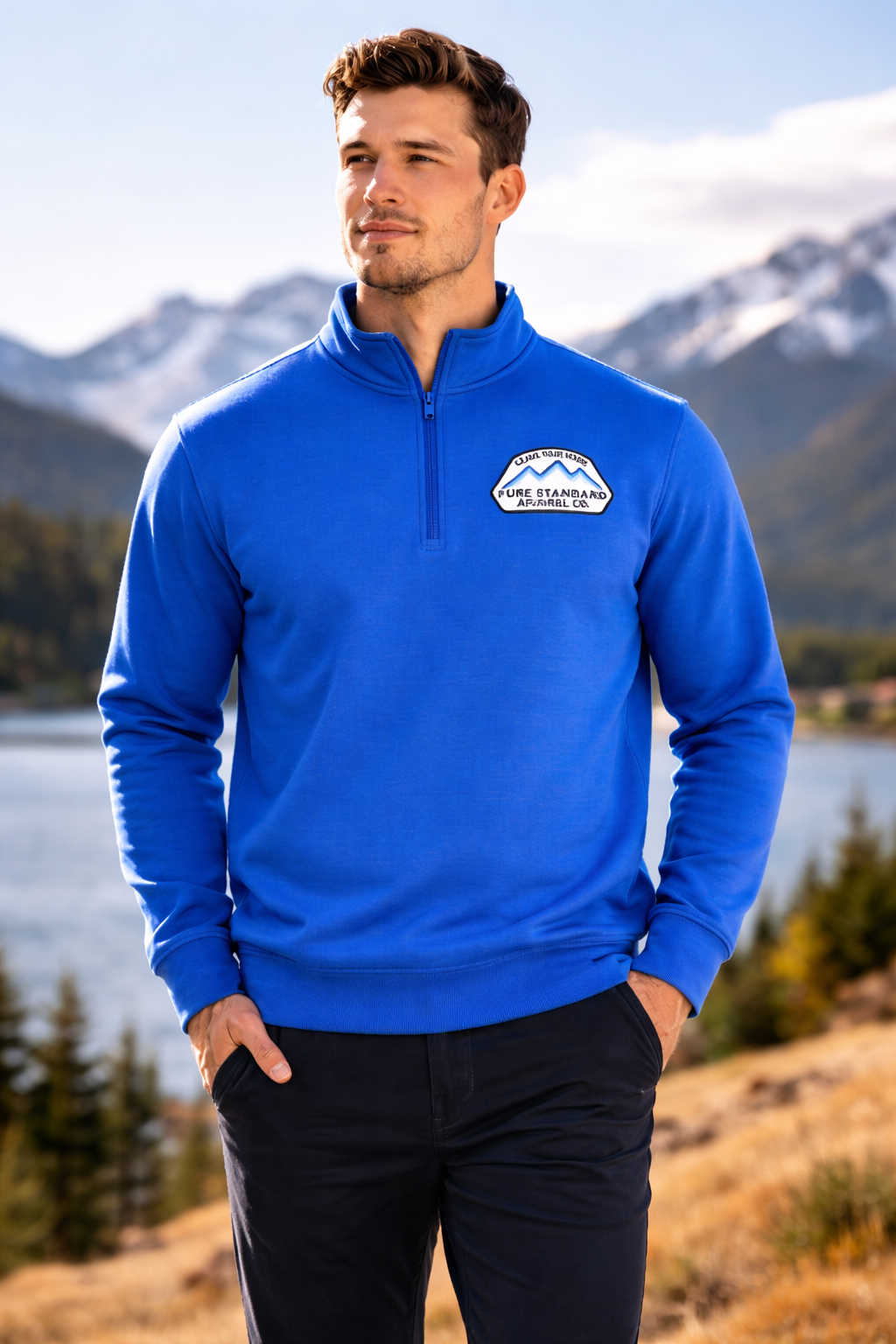 Pure Mountain Patch Quarter Zip