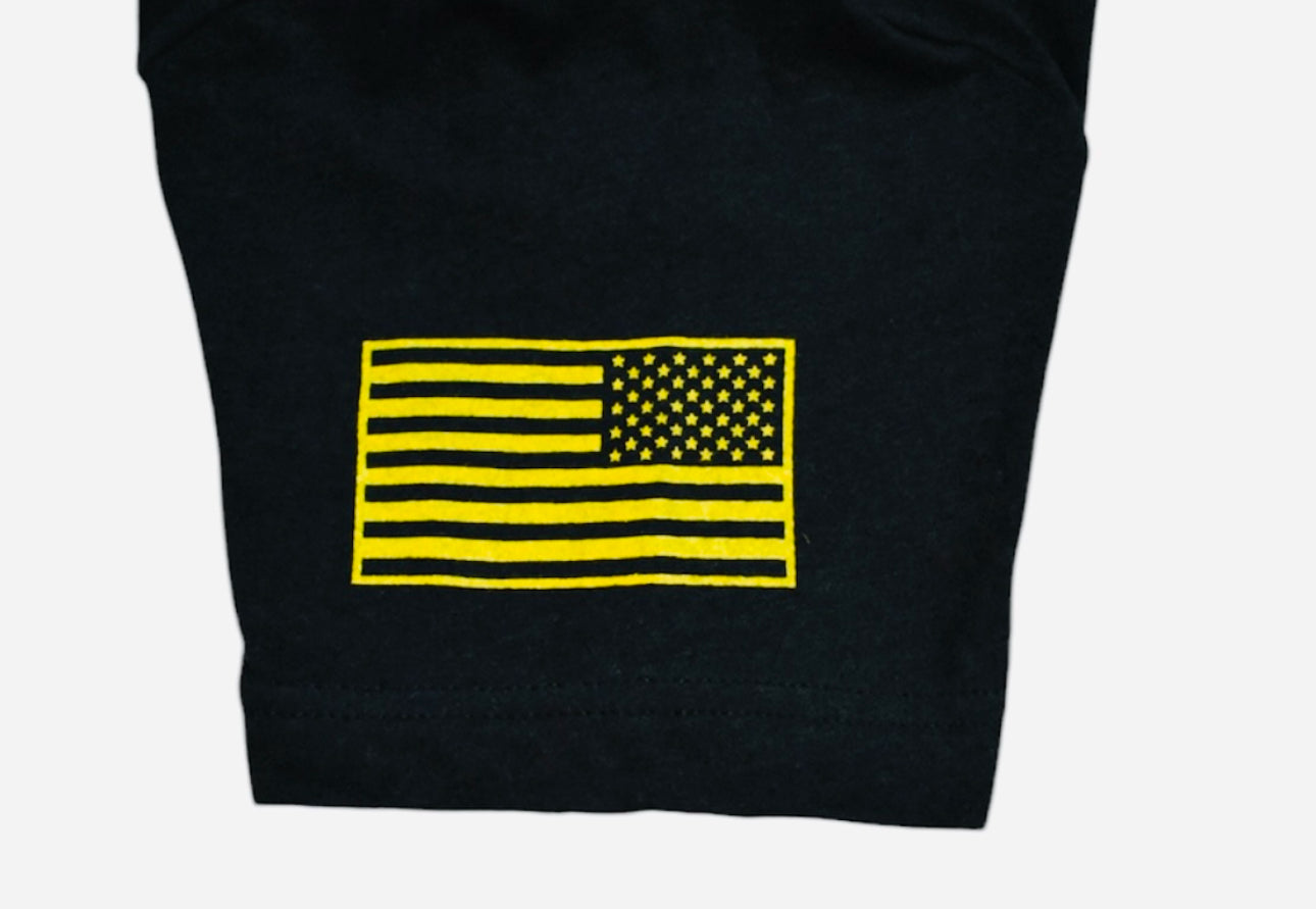 “Represent” Black & Yellow T-Shirt