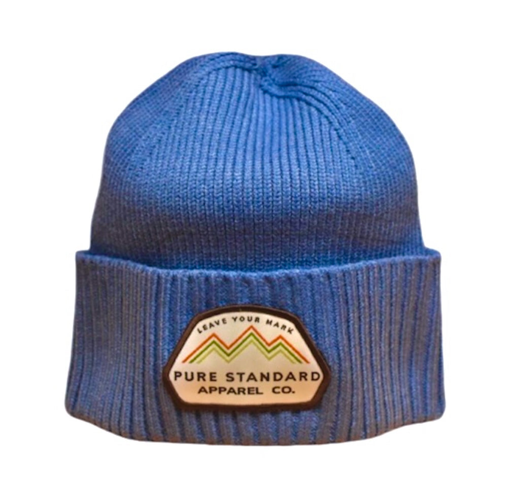 Blue PS Beanie | Mountain Patch