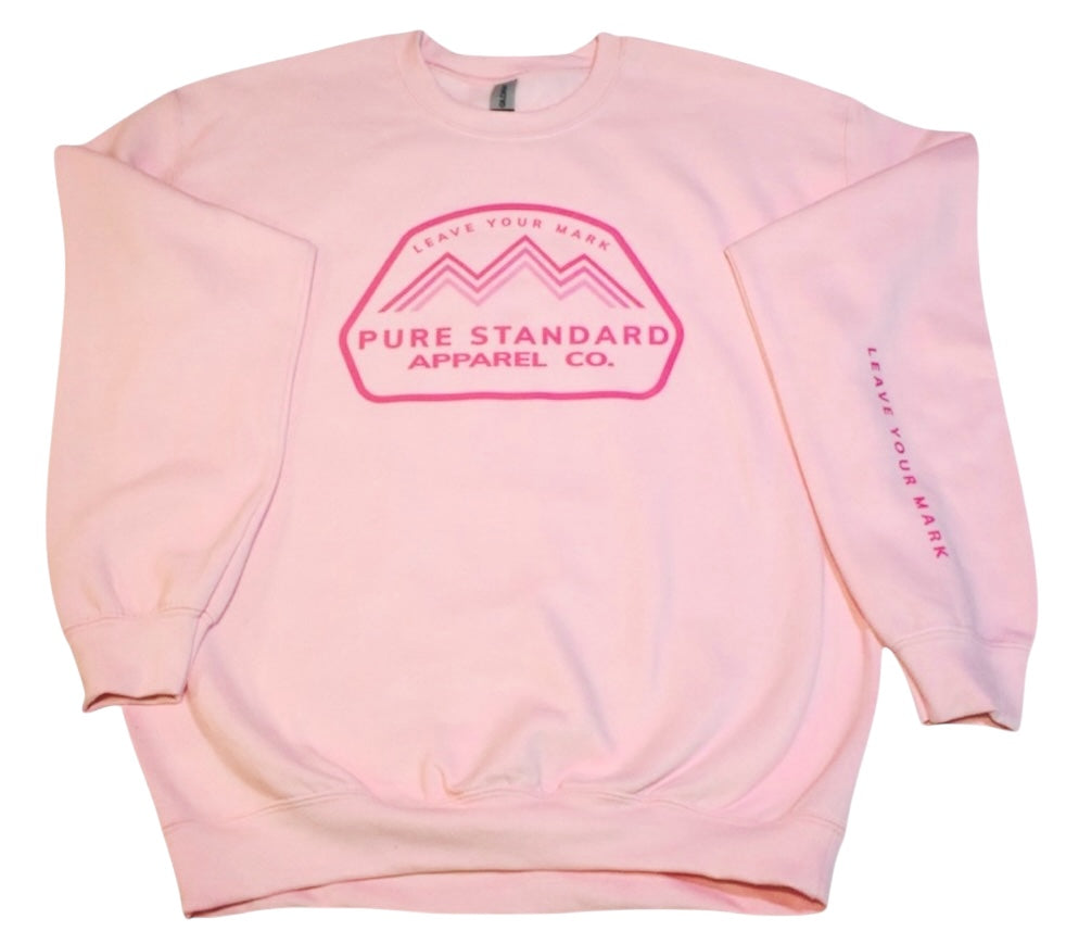 PS Pink Mountain Crewneck