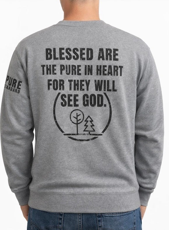 Pure In Heart-Mathew 5:8 (5MT8) Crewneck