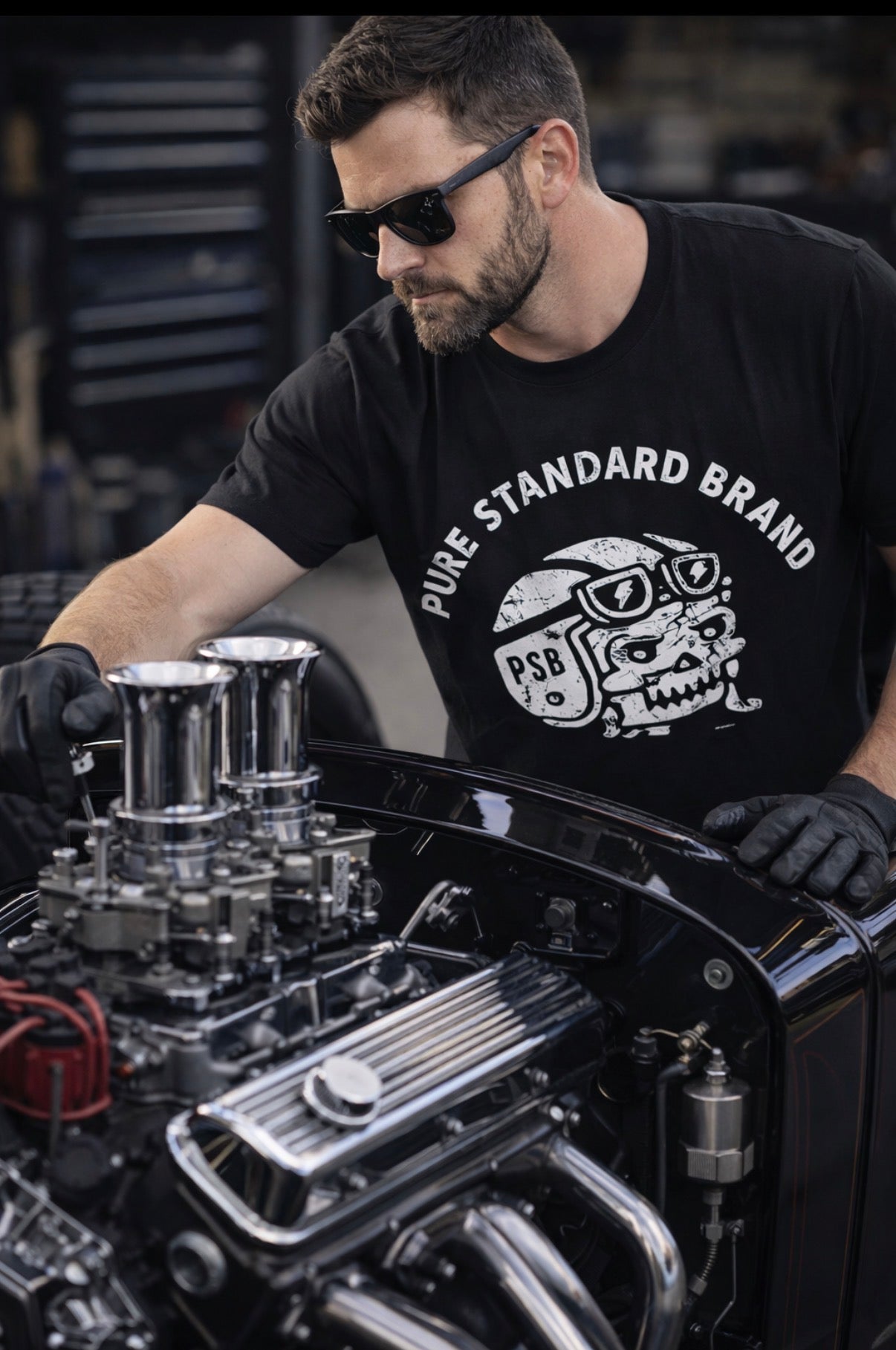 Pure Moto Skull T-Shirt